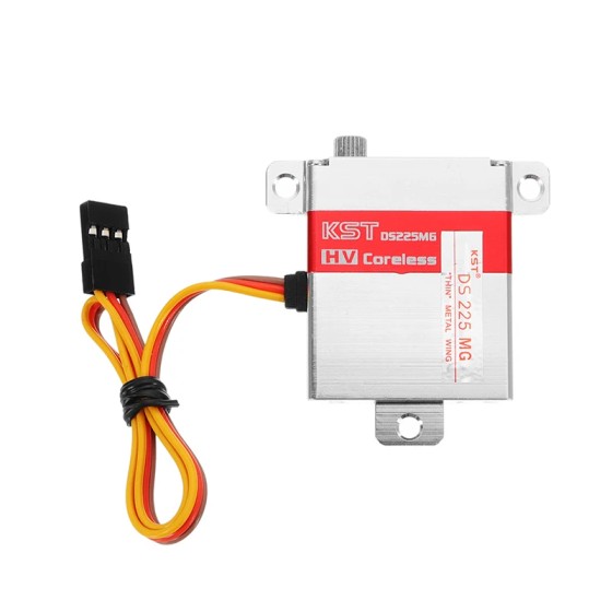Hot Sales KST DS225 8.4V/7.5kg/0.04sec Servo HV Coreless Motor Steel Gear Glider Servo